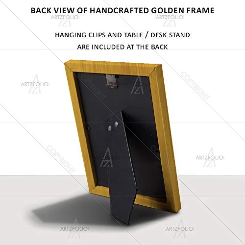 Image of ArtzFolio Antique Music Tabletop Painting Golden Frame 8 x 11.3 inch (20 x 29 cms)