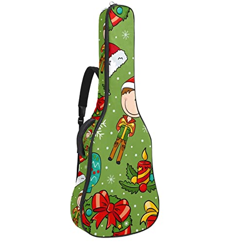 Housse de guitare imperméable avec rembourrage épais antichoc et organiseur de sac couleur 9