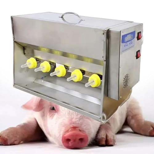LYJIANGXIN Botellas de Cerdo para Lactancia | Biberón automático | Comedero de Leche de 10/14 | con Sonido y Temperatura Constante Inteligente | para suplementar Leche de Cerdos y ovejas