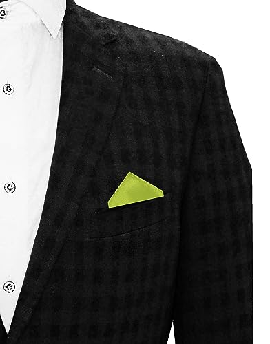 Image of TIE STUDIO Men's Solid Pocket Square | Size- 10cm x 10cm | Colour-Royal Blue | Pack of 1 |