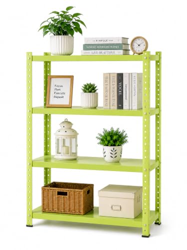 Image of Perfect Rack 4 Shelf Multipurpose Steel Storage Rack for Home, Kitchen, Bedroom, Office & Store | Heavy Duty Metal Shelving Unit | 36 Inch Height x 24 Inch Length x 12 Inch Widthcover (pista)