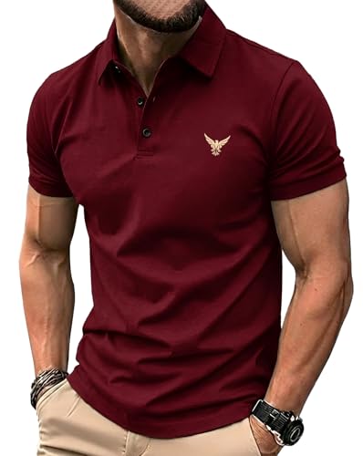 Image of AUSK Polo T-Shirt for Men || Half Sleeves Neck Polos Men Tshirt