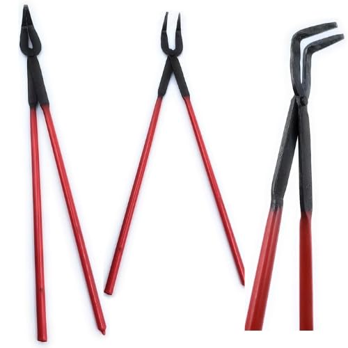 Buy Crucible Tongs with Curved TipsTempered Iron Hinged Crucible Tong