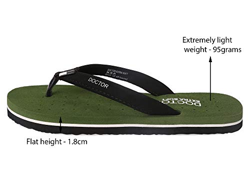 Image of DOCTOR EXTRA SOFT House Slipper for Women's Care Dr Orthopaedic Super Comfort Fitting Flat Cushion Chappal Flip-Flop for Ladies & Girl's