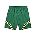 PUMA Mens X Teenage Mutant Ninja Turtles Hoops Athletic Shorts Casual Bottoms Casual - Green, Purple - Size M