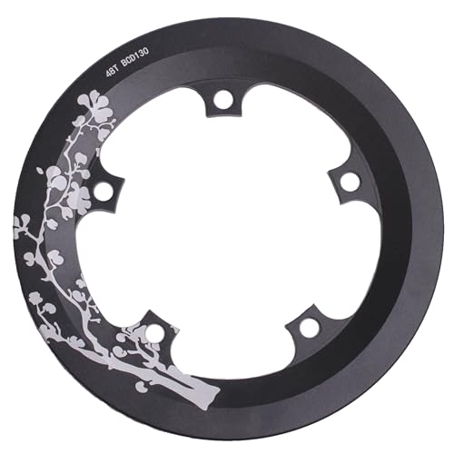 PROWHEEL Universal Bike Chainring,130mm BCD 40T/42T/44T/46T/48T Alloy 6061 CNC Bike Chainring for 6 to 12 Speed MTB,E-Bike,Folding Bike,Road Bike,City Bike,BMX,Fat Bike,Cargo