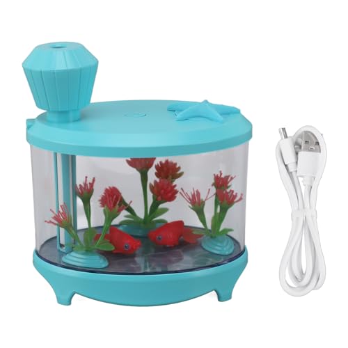 Humidificador micro paisaje mini ultrasónico USB azul