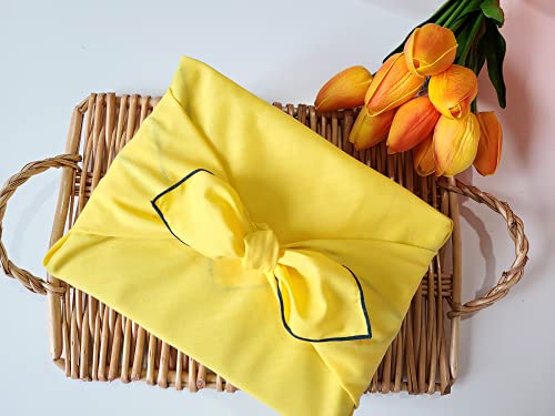 Handmade Fruit Design Candles Set, Lemon / Banana / Korea Orange Candles With Korea Traditional Wrapping Cloth, Natural Soy Wax Candles Gift Package #TOP6