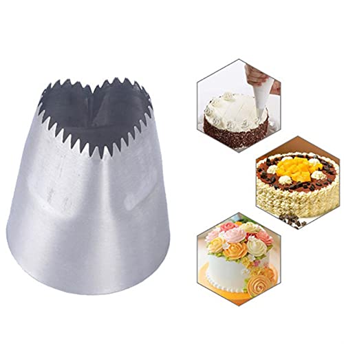 DIY Hart-shape suikerglazuur pijpmondstuk roestvrij staal 1PC Cream Cupcake Gebak Tips Nozzle Keuken Bakken Cake… - Image 2