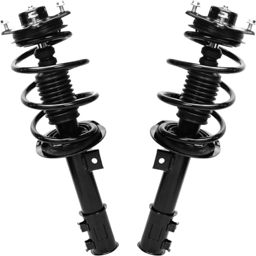 Image of Detroit Axle - 4pc Struts Shocks Absorbers for 2011 Hyundai Sonata [Built Before 07 /23 /2010], 2 Front Struts & Coil Spring Assembly 2 Rear Shock Absorbers Replacement