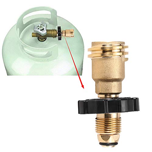 Adaptador, Romacci Adaptador do tanque de propano Válvula reguladora de latão sólido Tanque POL de s