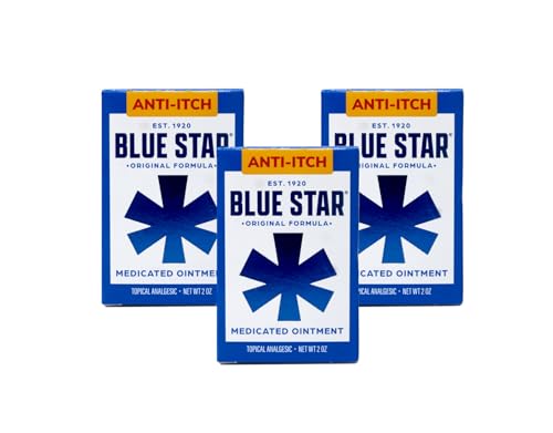 Blue Star Anti-Itch Medicated Ointment 2 oz (Packof 3) VJC#Re