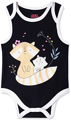 Image of Amazon Brand - Jam & Honey baby-girls Baby Boys & Girls Romper | New Born Baby Clothes | Label Free Comfort | 100% Cotton Baby Rompers | Onesies for Babies (Pack of 3)