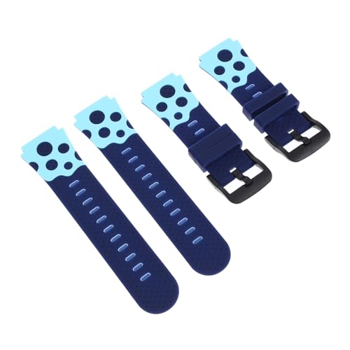 ARTIBETTER 2 Pcs Boys and Girls Wrist Belt Silicone Watch Straps for Boys Girls Comfortable Breathable Easy Install Remove Creative Design