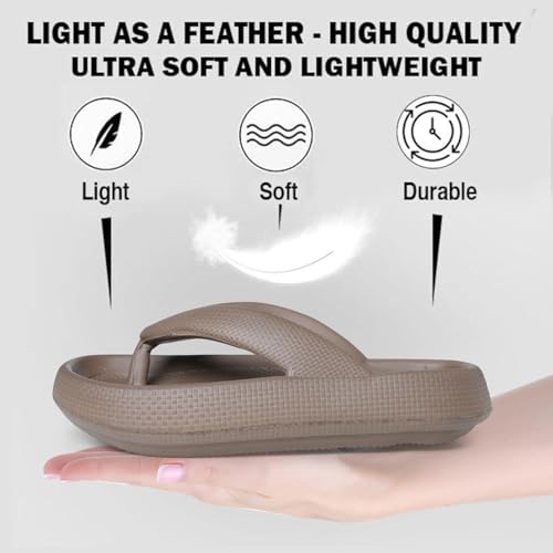 Image of DOCTOR EXTRA SOFT Women's Classic Ultra Soft Flip Flops /Slippers with Cushion FootBed for Adult | Comfortable & Light Weight| Stylish & Anti-Skid| Waterproof & Everyday Use Slip-on Ladies Girls D-541