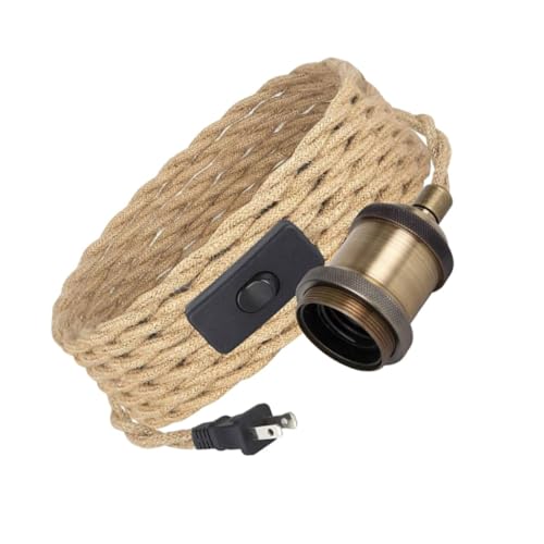 Lamp Lightbulb Rope Vintage Ceiling Light Decorative Lighting for Living Room Bar