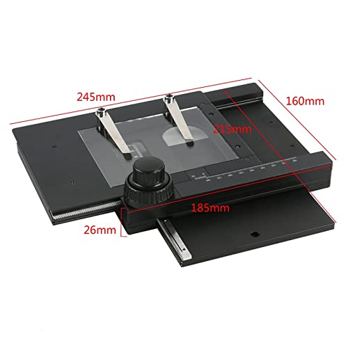 Microscope Video Stereo Microscope Removable X Y Axis Stage 360 Degree Rotating(A)