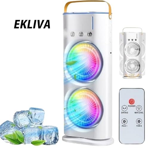 EkLiVa MiNi CoOlEr FoR RoOm CoOlInG MiNi CoOlEr AiR CoOlEr PoRtAbLe AiR CoNdItIoNeRs FoR HoMe OfFiCe ArTiC CoOlEr 3 In 1 CoNdItIoNeR MiNi AiR... - Image 3