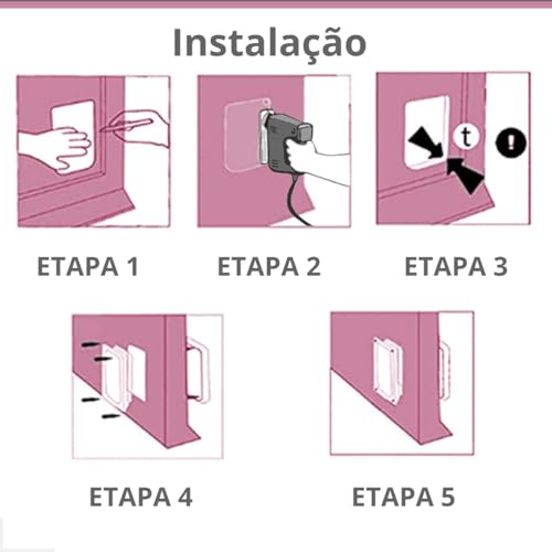 Porta Portinha de Passagem Pet Gatos Cães Branco 25 X 23,5cm