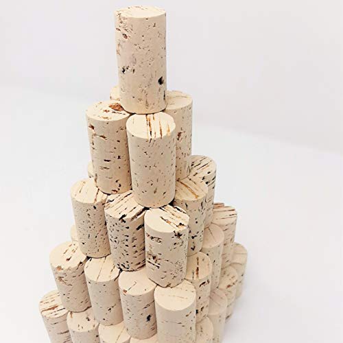 G-Cork Corchos de Vino - Tapones - Botella - Manualidades - Decoración - Bricolage - 24mmx45mm (Claro, 100) Cover