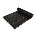 DeWitt P4 4 x 250 Feet Commercial and Home Garden Landscape Weed Block Barrier, Ideal as Fabric for Yards, Grounding Sheets, Fake Rock, or Floor Mat