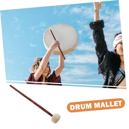 Abaodam 2 piezas de baquetas de fieltro para principiantes y profesionales con agarre cómodo para percusión, práctica y presentación miniatura 5