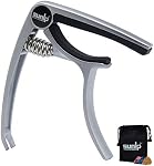 SUNLP Guitar Capo for Acoustic and Electric Guitar, Ukulele Capo Mandolin Banjo Capo (Silver)