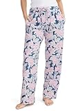 Jockey Women's Sleepwear Everyday Essentials 100% Cotton Pant, Floral Dusk Expression, L