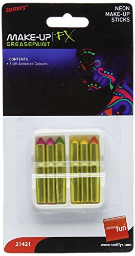 Preisvergleich Produktbild Smiffy's - Make-Up FX, Neon-Farbstifte
