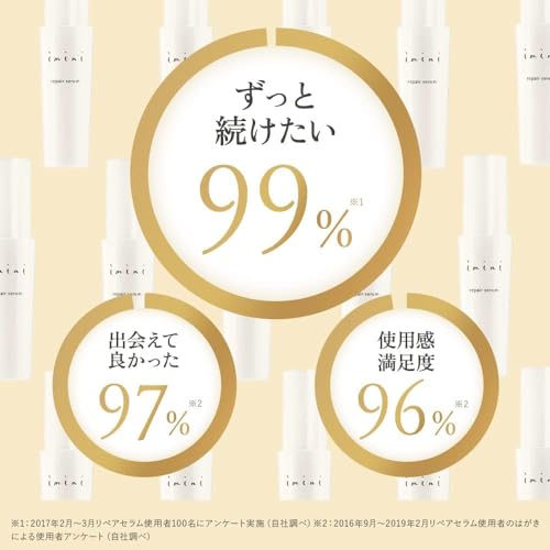 イミニリペアセラム50ml 2本/ ロングフィットUVとクレンジングおまけ付き イミニリペアセラム50ml 2本/ ロングフィットUVとクレンジング