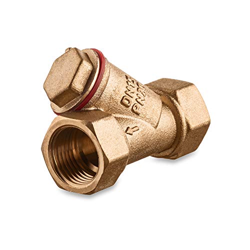 Brass Y-type Strainer 0,5 female - Threaded Lead-Free Working Steam Pressure for Pumps Control Valves Meters Steam Traps Regulators Water Flow Filter (1/2)