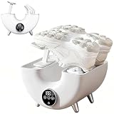 Asciugatrice Per Scarpe 400w, Asciugatrice Per Scarpe A Separazione Idroelettrica, Asciugatrice E Scaldapiedi Elettrica Portatile Per Scarpe, Stivali E Guanti, Controllo Temperatura 40-65℃, 3 Modalità