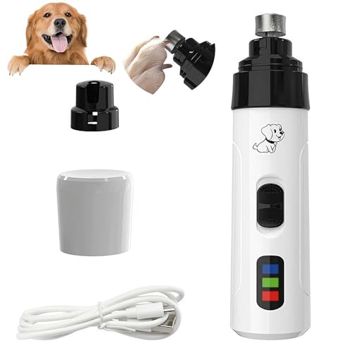 2025 Silent Grind Pro for Dogs, New Silent Groom Pro Nail Grinder, Rechargeable USB Charging Pet Nail Grinder for Dog Nail Grinders, Pet Paws Grooming Smoothing Tool
