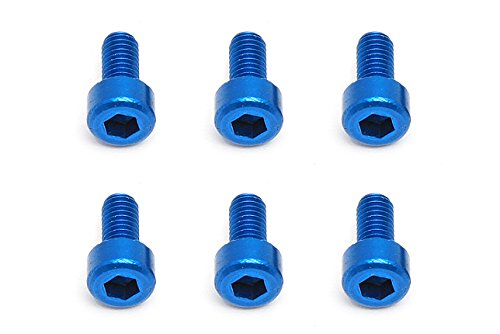 FT Screws, 3 x 6 mm SHCS, blue aluminium