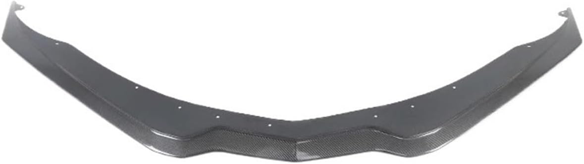 Real Carbon Fiber Front Bumper Splitters Lip Spoiler Compatible For Corvette C7 Z06 Z07 2014 2015 2016 2017(WITH LIGHTS SPOILER)