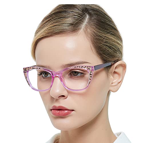 Image of OCCI CHIARI Women Reading Glasses Cateye Fashion Eyewear Frame Flash Nerd 0 1.0 1.5 1.75 2.0 2.25 2.5 3.0 4.0 5.0 6.0