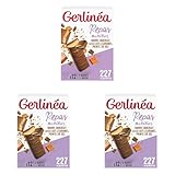 Gerlinéa   Barre Repas Chocolat au Lait saveurs Lait, Caramel, Pointe de Sel   Substitut de Repas Complet et Rapide   209561 (Lot de 3)