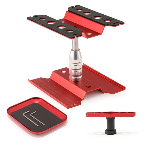 RC Car Repair Stand with Magnetic Tray & 17mm Hex Wrench