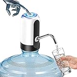 Water Bottle Pump, USB Charging Automatic Drinking Water Pump 5 Gallon Bottle Portable Electric Water Dispenser Pump Perfect for Home Kitchen Office