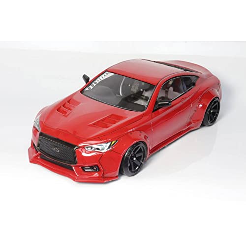 シバタ　インフィニティボディのみ フルエアロ インフィニティ Q60、1/10電動RCカー用ボディでR31