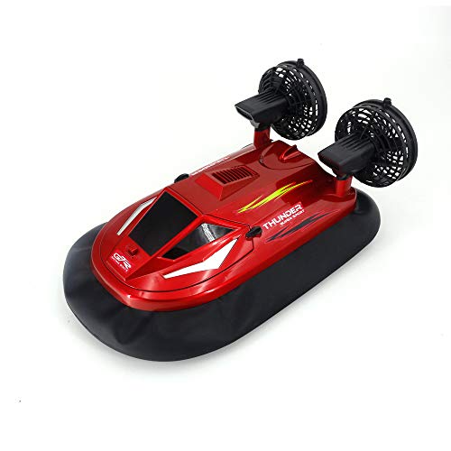 2.4G Large Remote Control Hovercraft Full Function High Speed Boat Water & ice Land Walking 1/14 Scale 9.3mph (15kmh) RC watercrafts for Big boy 14 Years Old + - Thumbnail 6