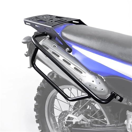 Porte-bagages arrière Yamaha XT250X haut de gamme et barres de protection latérales moteur - 2