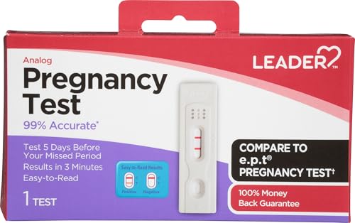 LEADER Analog Pregnancy Test, 1 Count