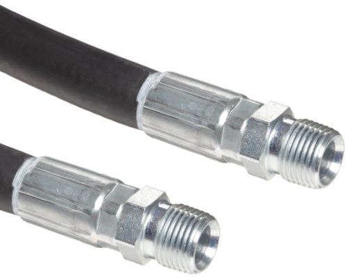Exclusive Discount 80% Offer Goodyear EP Whitewater Black Rubber Steam Hose Assembly, 1/2" MPT Connection, 2500 PSI Maximum Pressure, 100' Length, 1/2" ID