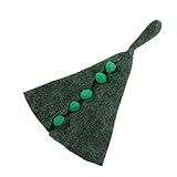 LIFKOME Shape Wizard Hat for Halloween Costume Party Cosplay Accessory Stylish Soft Design for Themed Events and Photoshoots