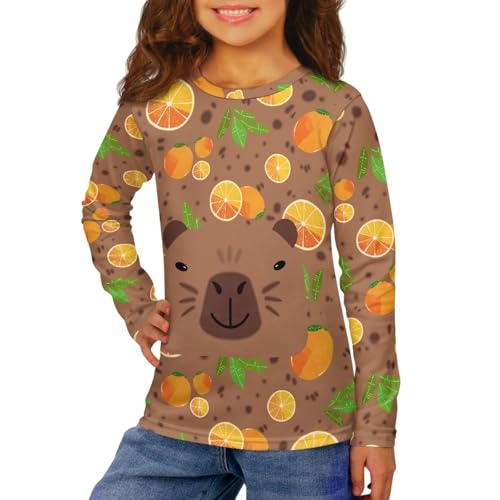 HUIACONG Long Sleeve T Shirt for Boys Girls Crewneck Tee Shirs for Kids3