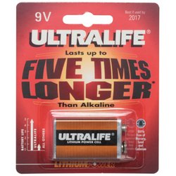 Preisvergleich Produktbild Ultralife Lithium Batterie 9V Block
