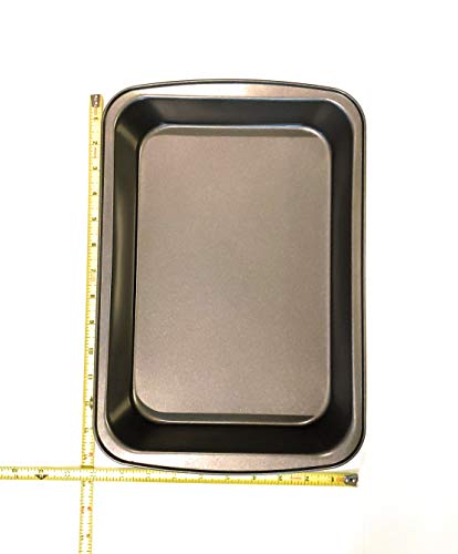 April Supply 9 Inch By 14 Inch Detroit Style Deep Dish Square Pizza Pan With Sauce Ladle Sicilian Rectangular Bake Dish With Stainless Steel Ladle #TOP3