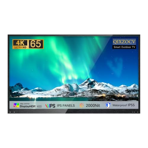 Image of MWE 65 inch Outdoor TV, Weatherproof Television, All-Weather Smart TV, 2000Nit Ultra-Bright 4K UHD, Voice Control, WebOS System, Perfect for Backyard, Poolside, Deck, RV & Outdoor Parties
