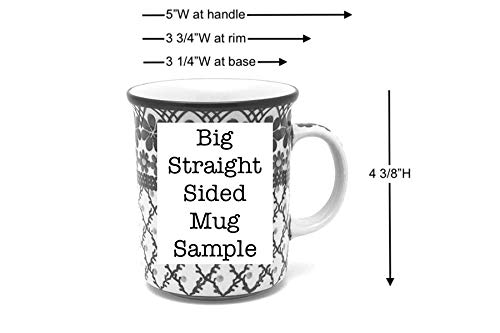 Taza Grande de Cerámica Polish Pottery Roja miniatura 2